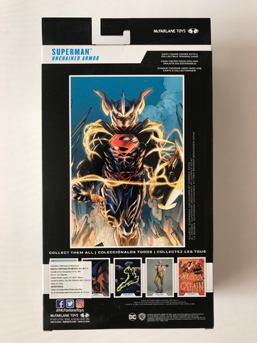 Superman Unchained Armor Mcfarlane Toys Dc Multiverse 8 Pulg (Usado)