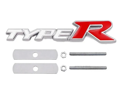 Emblema Metal Type R Para Parrilla Honda Civic Cr-v Hr-v 