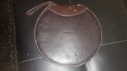 Funda-cuerina C/forma De Plato P/cubiertos De Parrilla