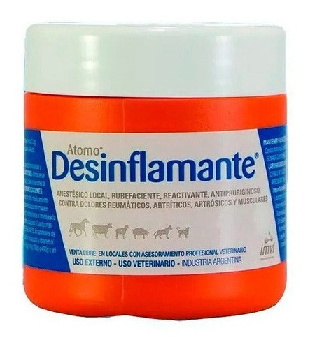 Imagen 1 de 3 de Crema Atomo Desinflamante 100 Gramos
