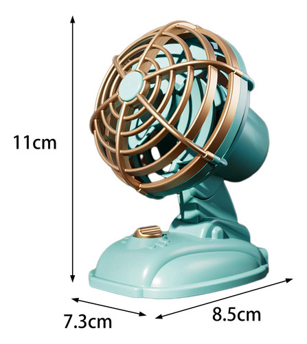 5 Ventilador De Escritorio Usb Con Diseño Elegante 5 Piezas