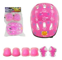 Comprar Kit Proteção Infantil Patins Skate Bicicleta Rollers Rosa
