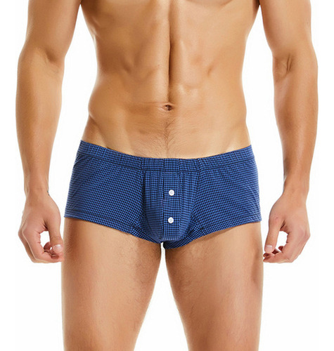 Calzoncillos Bóxer A Cuadros Modernos Para Hombre, Transpira