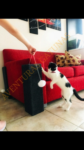 Rascador Esquinero - Para Gatos - Ideal Para Sillón Y Pared.