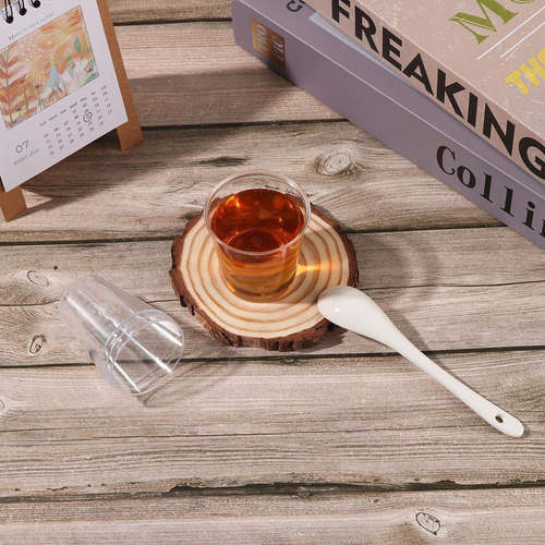 Vasos De Postre Desechables, Reutilizables, De Plástico