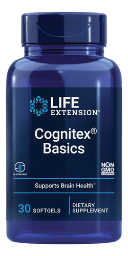 Life Extension Cognitex Basics Salud Cerebral 30 Caps Sfn Sabor Sin sabor