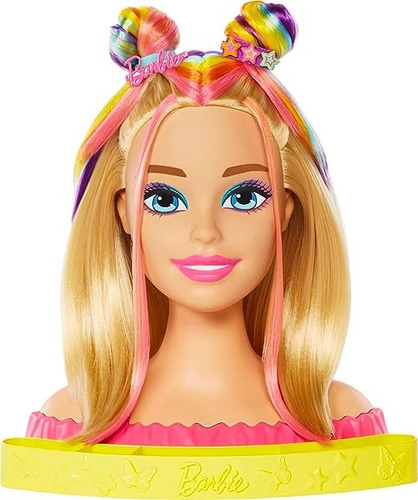 Barbie Arcoíris Cabeza Peinados Cambia De Color  Accesorios 