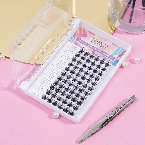 Blister Extensiones Pestañas Mixto 66-88 Racimos +las Pinzas