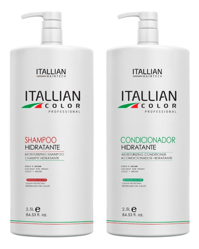 Kit Shampoo E Condicionador Itallian Collor Lavatório 2,5l
