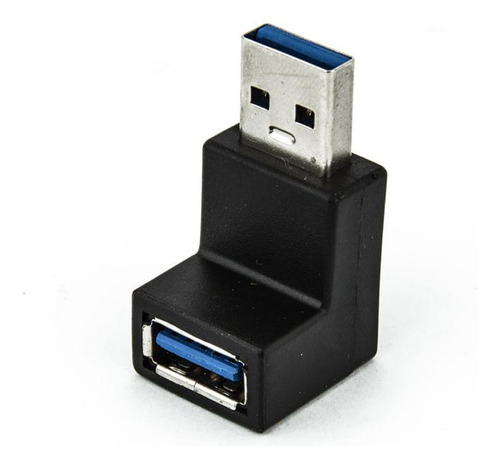 Adaptador Usb 3.0 Macho Fêmea 90 Graus