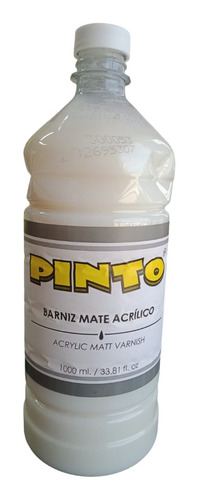 Barniz Para Acrilico Acabado  Matte 1000ml. Pinto