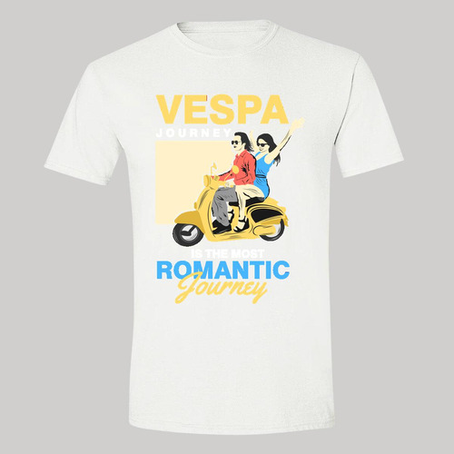 Playera Hombre Scooter Vespa Vintage Sc1048