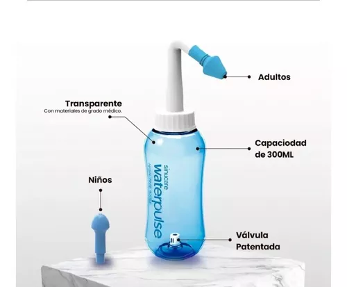 Irrigador Lota Nasal Respiración Waterpulse Prevén Sinusitis