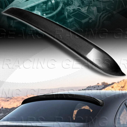 Real Carbon Fiber Window Roof Spoiler Wing Fit 15-21 Mer Mmi