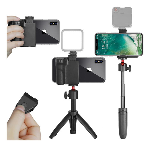 Smartphone Vlogging Kit Snap Grip iPhone Camera Grip With Mi