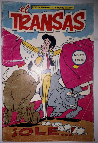 Cómic  El Transas, #275, Dic. 1984, 32 P. Completo. Méx.