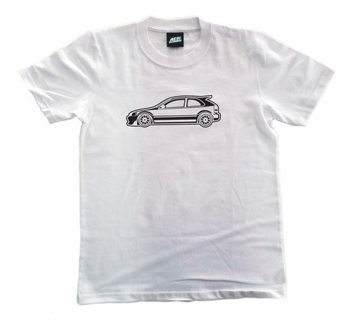 Remera Fierrera Honda 008  Civic 6ta Gen Hatchback Side