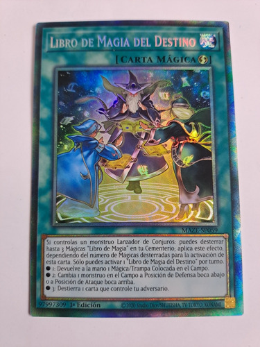 Spellbook Of Fate (español) Maze-sp059 Collector Rare Yugioh