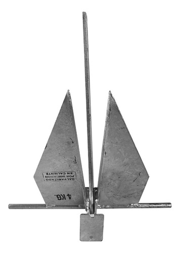 Ancla Danford 4 Kg + Grillete 5/16 + Cadena 2 Mts Combo
