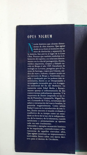 Opus Nigrum - Marguerite Yourcenar - Tapa Dura