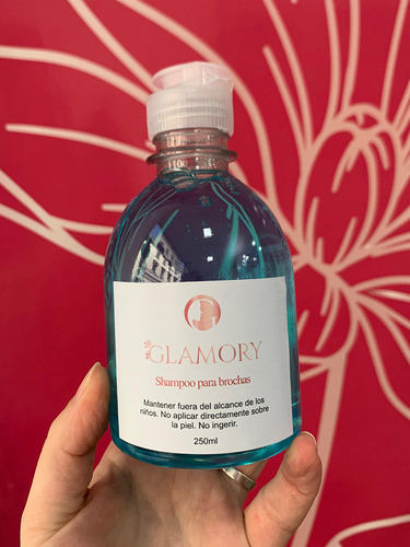 Shampoo Para Brochas Y Pinceles 250ml Glamory