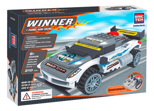 Bloques Para Construir Juguete R/c Action - Racing Mad-car