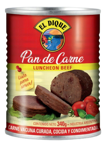 Pan Carne 340 Gr El Dique Pate/picadillos