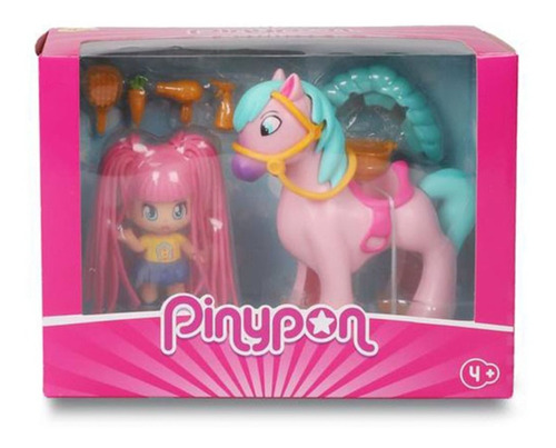 Pinypon Muneca Pelos Al Viento Con Caballo Y Acc Lny 17180