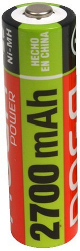 Imagen 2 de 8 de Pila Recargable Aa 2700 Mah Ni-mh Precio X Unidad Envío Gtía