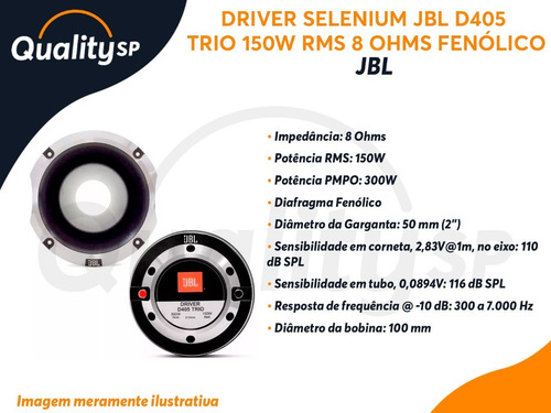 Driver D405-trio Corneta De Aluminio Hl14-50 Ideal Para Bar