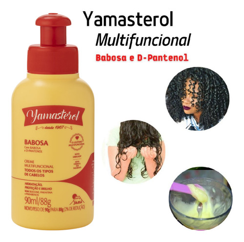 Yamasterol Yamá Babosa E Dpantenol 90ml Original