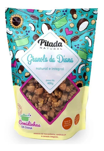 Granola Da Diana Natural E Integral Aveia Em Flocos 400g