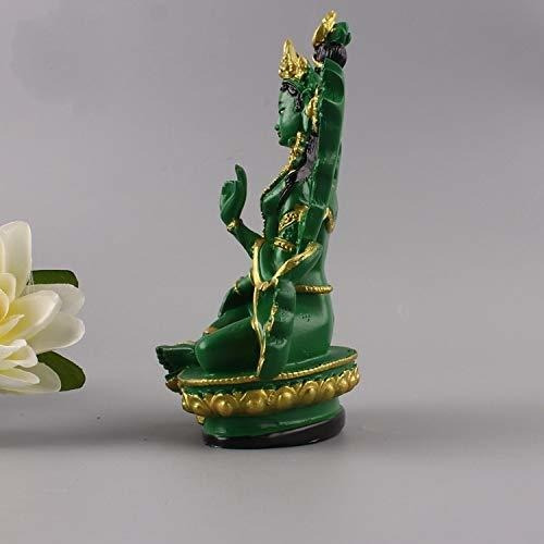 Estatua De Tara Verde Tibetana Diosa Tíbet Budismo Tara Bud