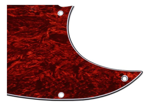 Pickguard Red Turtle Para Fender Jazz Bass 3-ply E
