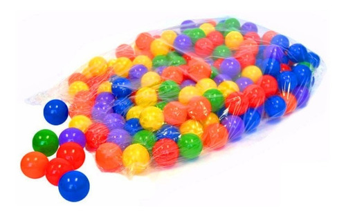 Imagen 5 de 10 de Pelotitas Pelotas Pelotero X 200 U No Toxicas No Se Abollan