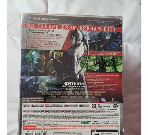 Batman Arkham City - Collectors Edition Para Ps3 *sin Juego* (Usado)