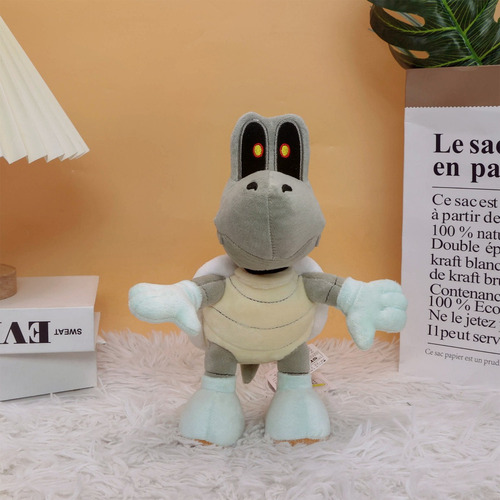 J Peluche Dry Bones Skeleton Turtle Para Niños, 19 Cm