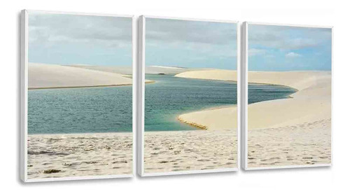 Quadro Decorativo Lençóis Maranhenses Maranhão Sala Paisagem