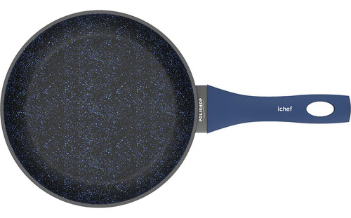 Frigideira Antiaderente Polishop Ichef Azul 24 Cm