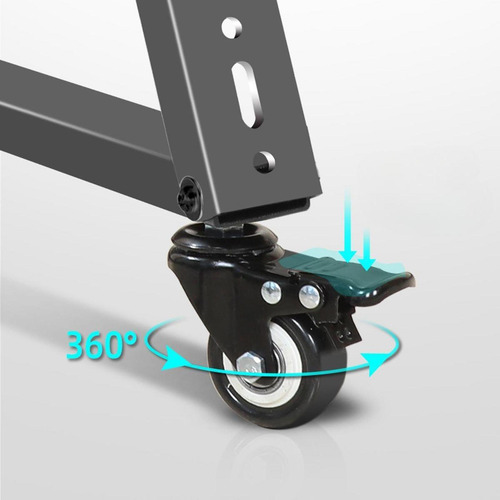 Monitor De Chão Com Suporte De Tv Móvel De Baixa Altura De 3