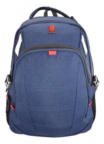 Mochila Royal Swiss® Porta Laptop 17inch Casual Funcional Color Azul marino