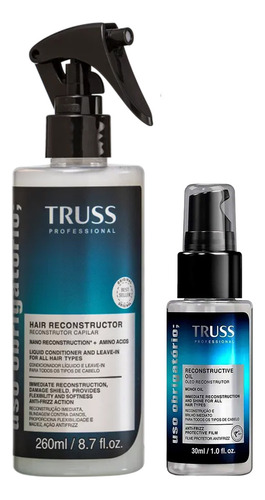 Truss Uso Obrigatório Óleo Reconstrutor Uso Obrigatório 30ml