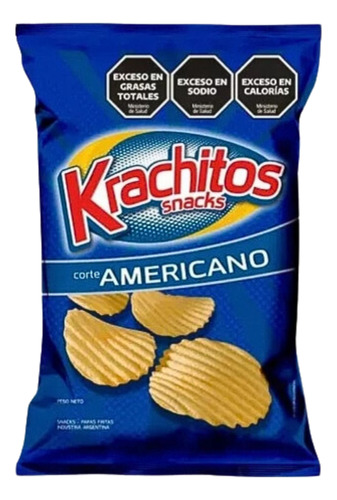 Krachitos Papas Fritas Corte Americano 420 G Caja X 7 Un