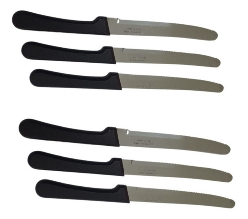 Cuchillo Sierra Para Fruta/pan Tramontina (6 Pzas)