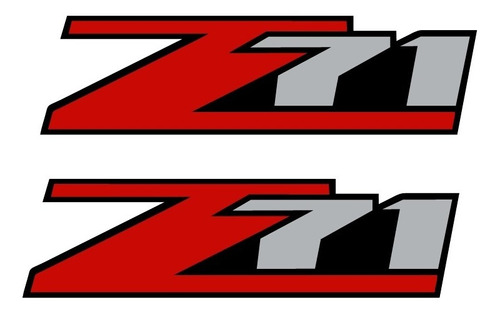 Stickers Z71 Para Costado Batea Compatible Con Silverado M2