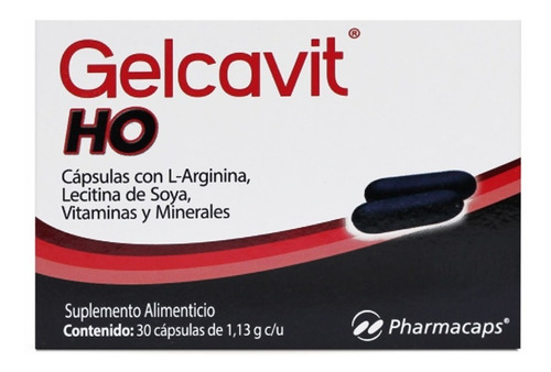 Gelcavit Ho L-arginina Con 30 Cápsulas Gelcaps