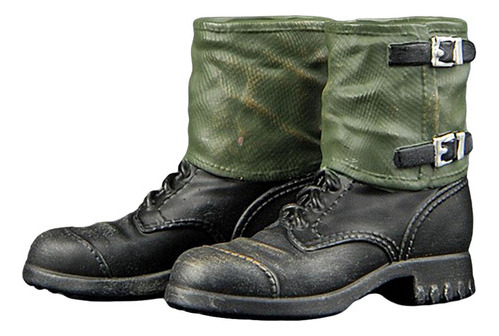 2 Pares De Botas Con Cordones De Soldado Alemán A Escala 1:6