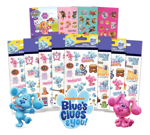 Nick Shop Blue's Clues - Juego De Calcomanas Para Recuerdos