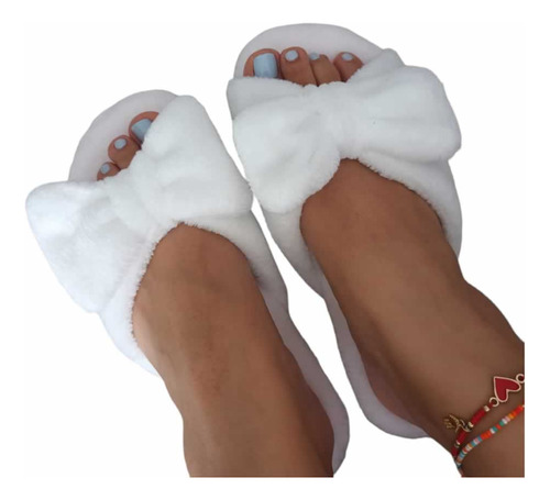 Babuchas, Pantuflas Suecas Con Moño, Sandalias De Descanso