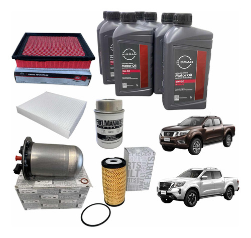 Kit De Mantenimiento Completo Nissan Navara Diésel 2021/2023